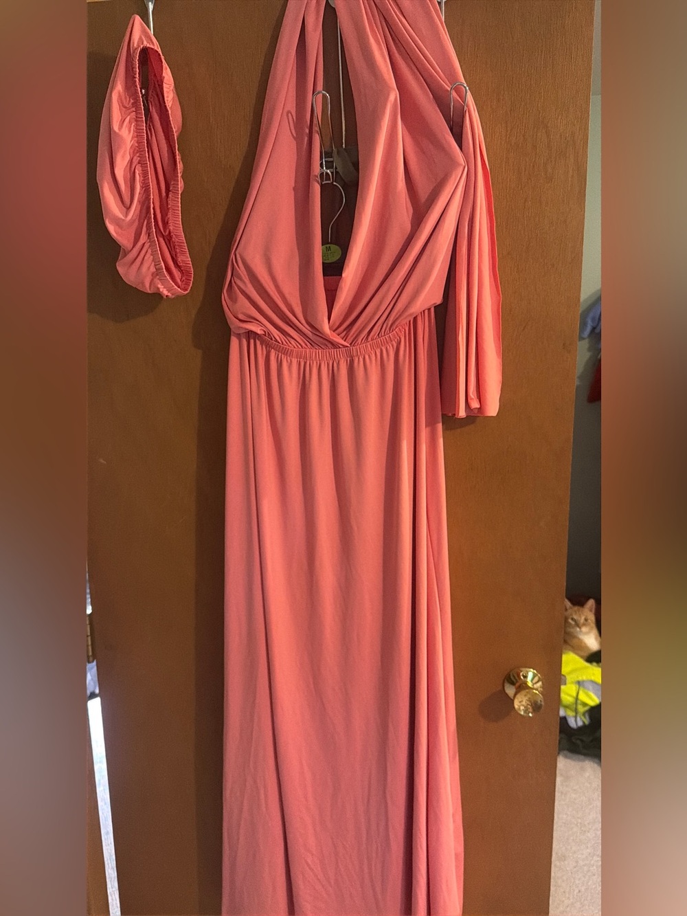 Women’s Coral Pink infinity Maxi Dress